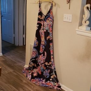 Multi print Maxi Dress